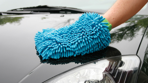 Olivia&Oliver 5PCS Car Wash Mitt Extra Premium Chenille 2 Sides Microfiber Wash Glove Reusable Wash Mitt Super Soft Wet Dry No Lint Scratch Random Color 
