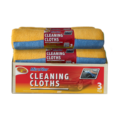 Detailer's Choice 3-541 Microfiber Cleaning Cloths, 18 Pack